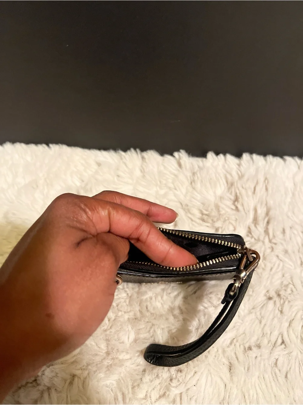 kate spade compact pebbled